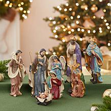 Kurt Adler 8-piece 9" Resin Nativity Set