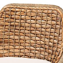 Kyle Dining Chair with Rattan Frame and Seagrass Weave