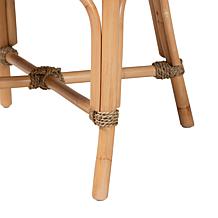 Kyle Natural Rattan Dining Chair with Removable Cushion