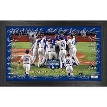 LA Dodgers 2020 World Series Champions "Celebration" Signature Field