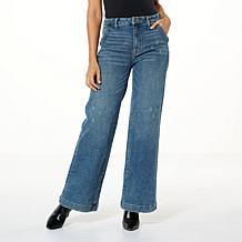 La Joie High Rise Comfort Stretch Denim Trouser Pant
