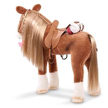 Large Horse Doll with Brushable Mane and Tail