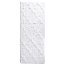 Lavish Home 100% Cotton Trellis Bathroom Mat - 2' x 5'