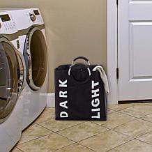 Lavish Home Double-Sectioned Large Laundry Hamper