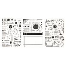 LDRS Creative Stack and Collage Let's Celebrate Stamp Set