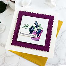 LDRS Creative Watercolor Effects Floral Stamp Set