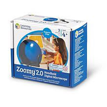 Learning Resources Zoomy 2.0 Blue Handheld Digital Microscope