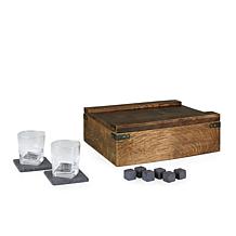 Legacy by Picnic Time Whiskey Box Set - Oak Wood