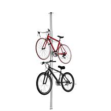 Leisure Sports Aluminum Bike Storage Rack Adjustable Height - Silver