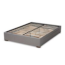 Leni Fabric Upholstered 4-Drawer Queen Size Platform Storage Bed Frame