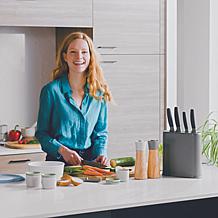 Leo Balance 6-Piece Knife Block Set with Recycled PP