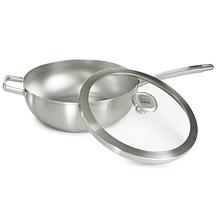 Leo Graphite 11" Stainless Steel Wok Pan