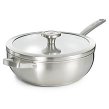Leo Graphite 11" Stainless Steel Wok Pan