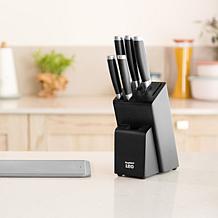 Leo Graphite 6pc Knife Block Set with Sharpener