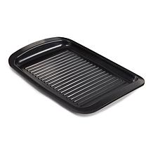 Leo Graphite Ceramic Grill Plate with Handles