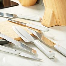 Leo Spirit 7-Piece Knife Block Set with Glossy Handles