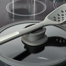 Leo Stone+ 11" and 12" Cast Aluminum Wok Pan with CeraGreen Coating