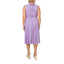 Leota Mindy Dress - Confetti Dot Purple Rose