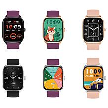 Letsfit E27 2" Bluetooth Smart Watch Black with Additional Bands