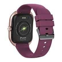 Letsfit E46 Rose Bezel Smart Watch with Extra Band