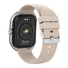 Letsfit E46 Silver Bezel Smart Watch with Extra Band