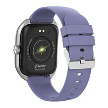Letsfit E46 Silver Bezel Smart Watch with Extra Band