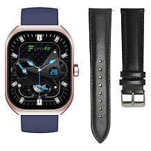LetsFit E46 Smart Watch with Band and Charger Set of 2 - Rose Gold