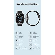 LetsFit E46 Smart Watch with Band and Charger Set of 2 - Rose Gold