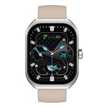 LetsFit E46 Smart Watch with Band and Charger Set of 2 - Silver