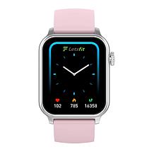 Letsfit Set of 2 E52 Silvertone Bezel Smart Watch