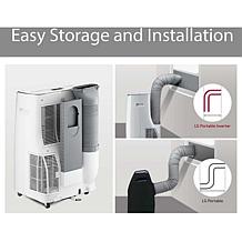 LG 115V Dual Inverter Portable Air Conditioner with Wi-Fi Control
