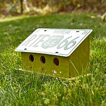 License Plate Birdhouse