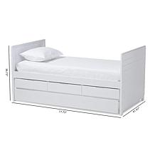 Linna Daybed with Trundle and Storage Drawers