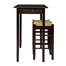 Linon Home Cassie 3-piece Tavern Set - Black