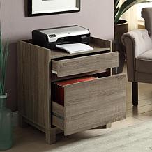 Linon Home Layla Filing Cabinet - Gray