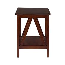 Linon Home Thomas End Table - Antique Tobacco