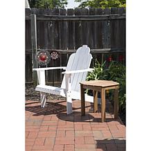 Linon Trent Outdoor Adirondack Accent End Table