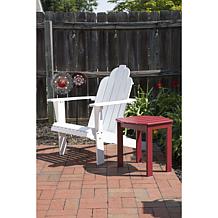 Linon Trent Outdoor Adirondack Accent End Table