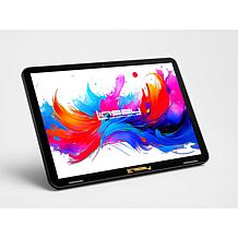 LINSAY 10.1" Octa Core 256GB Android 15 Tablet w/ POP Holder and Pen