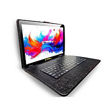 LINSAY 10.1" Octa Core 256GB Tablet with Keyboard Case & Briefcase