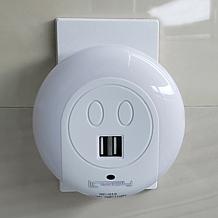 LINSAY Smart LED Lamp with 2
USB Charger Charging Station