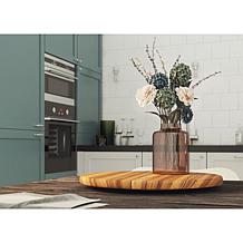 Lipper Acacia Lazy Susan, Large