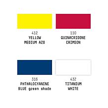 Liquitex Heavy Body Acrylic Mixing Primary Set of 4