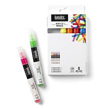 Liquitex Professional Fine Fluorescent Paint Marker Set of 6