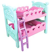 Lissi 12in Doll Set Bunk Bed and highchair 3pc Playset