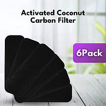 LivePure Coconut Carbon Ceiling Fan Blade Filter 6-pack
