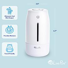 LivePure Rechargeable Personal Cool Mist Humidifier