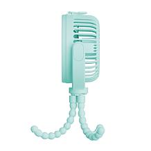 Living Glow 3-in-1 Rechargeable Fan with Light & Phone Charger