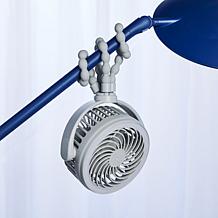 Living Glow 3-in-1 Rechargeable Fan with Light & Phone Charger