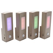 Living Glow 6-in-1 Color-Changing Light with USB Charger 4-pack
